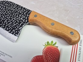 Cuchillo cocina mango madera